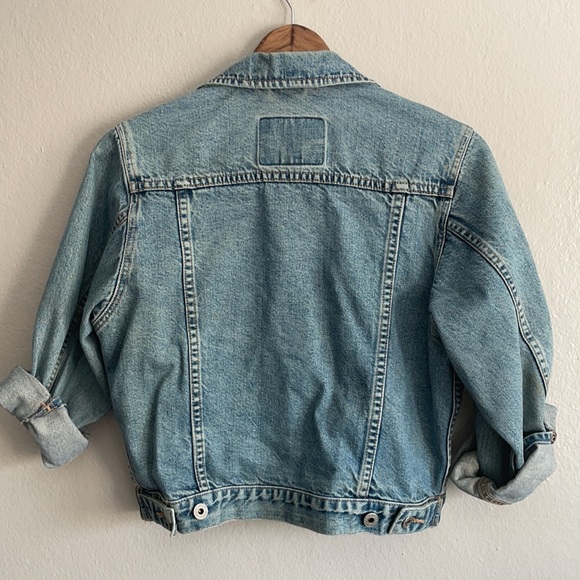 Vintage 90s Arizona Jean Co. Big Ring Denim Jacket - Picture 3 of 8